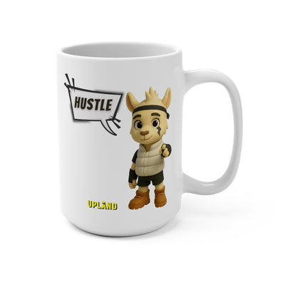 Hustle Uppie 15oz Ceramic Mug — Motivational Coffee Cup