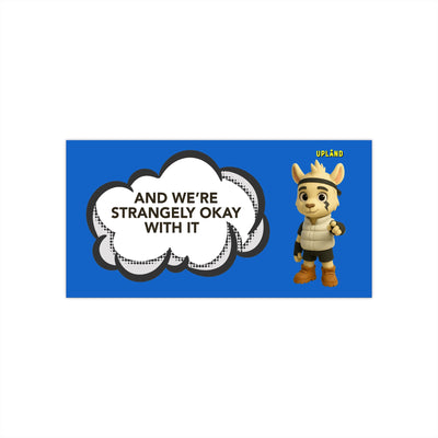 Right Bumper Sticker — “The Simulation Is Real” | Uppies Style