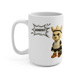 Hustle Uppie 15oz Ceramic Mug — Motivational Coffee Cup