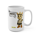 Hustle Uppie 15oz Ceramic Mug — Motivational Coffee Cup